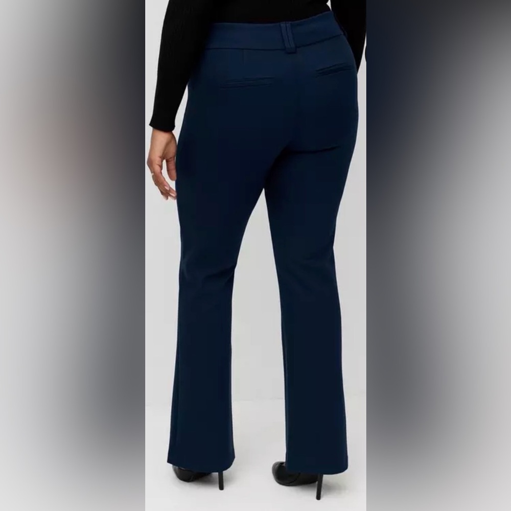 Torrid Navy Trouser Bootcut Ponte Pant - Picture 2 of 7
